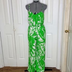 Lilly Pulitzer for Target Jumpsuit Green & White Size SP
